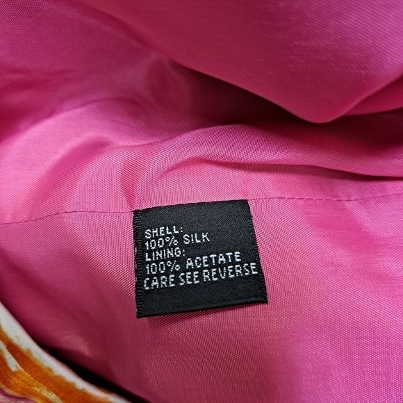 𝅺CARMEN Marc Valvo Printed Silk Halterneck Dress - Picture 8 of 14